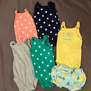 Baby Girl 3 Month Sleeveless Onesie - Carters